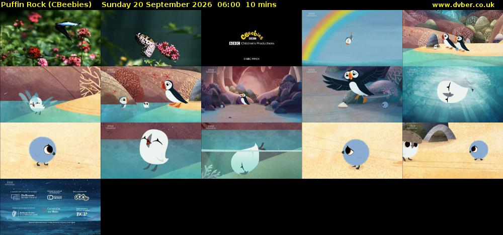 Puffin Rock (CBeebies) Sunday 20 September 2026 06:00 - 06:10