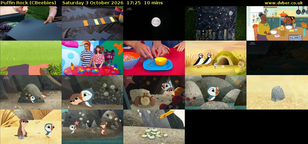 Puffin Rock (CBeebies) Saturday 3 October 2026 17:25 - 17:35