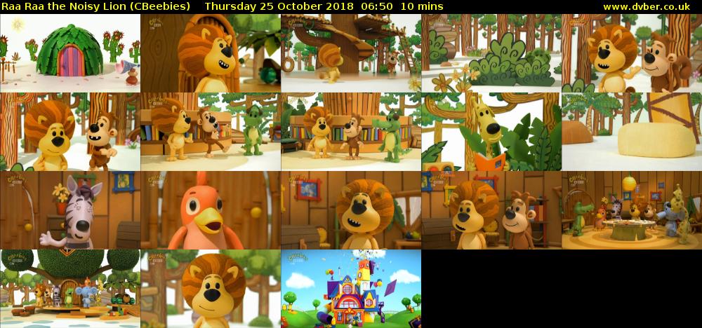 Raa Raa the Noisy Lion (CBeebies) - 2018-10-25-0650