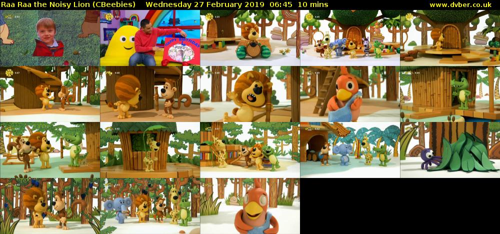 Raa Raa the Noisy Lion (CBeebies) - 2019-02-27-0645