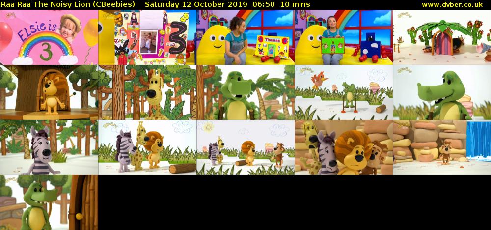 Raa Raa the Noisy Lion (CBeebies) - 2019-10-12-0650