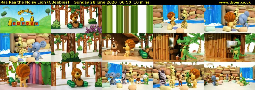 Dvber Raa Raa Raa the Noisy Lion (CBeebies) - 2020-06-28-0650