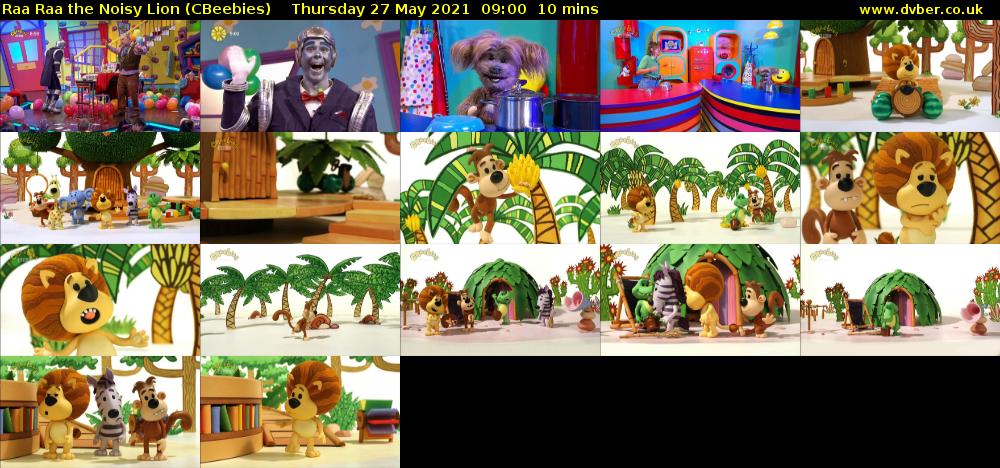Raa Raa the Noisy Lion (CBeebies) - 2021-05-27-0900