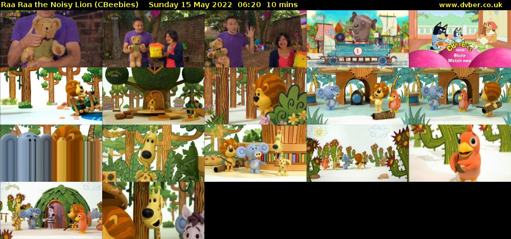Dvber Raa Raa Raa the Noisy Lion (CBeebies) - 2022-05-15-0620
