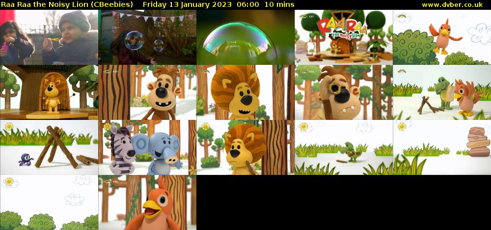 Raa Raa the Noisy Lion (CBeebies) - 2023-01-13-0600
