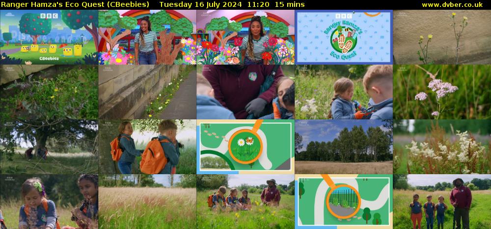 Hamza Cbeebies Ranger Hamza's Eco Quest (CBeebies) - 2024-07-16-1120