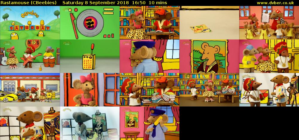 Rastamouse (CBeebies) Saturday 8 September 2018 16:50 - 17:00