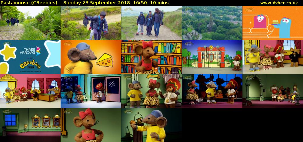 Rastamouse (CBeebies) Sunday 23 September 2018 16:50 - 17:00