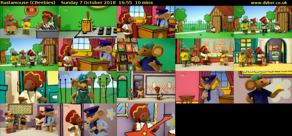 Rastamouse (CBeebies) Sunday 7 October 2018 16:55 - 17:05
