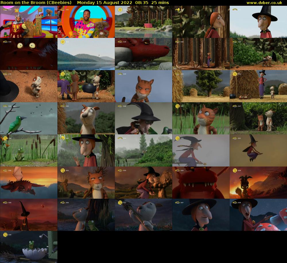Room on the Broom (CBeebies) Monday 15 August 2022 08:35 - 09:00