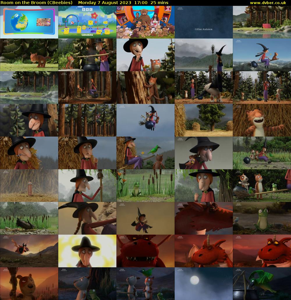 Room on the Broom (CBeebies) Monday 7 August 2023 17:00 - 17:25
