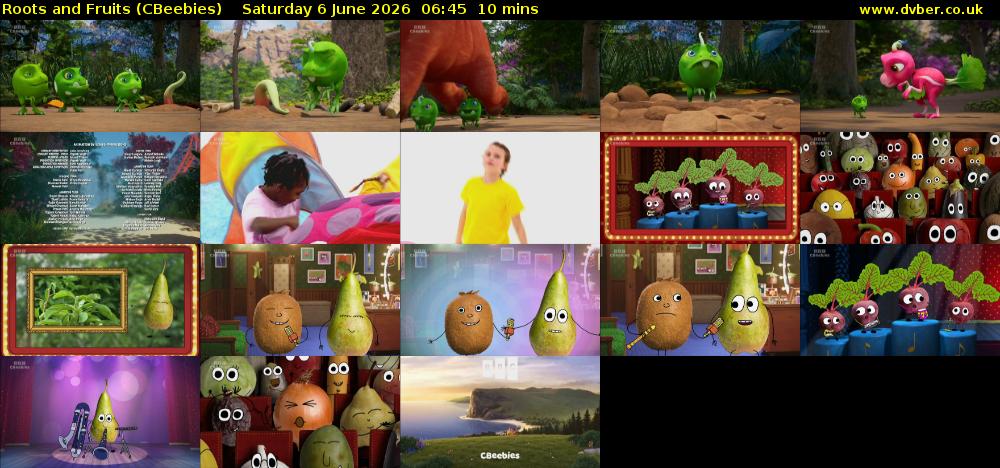 Roots and Fruits (CBeebies) Saturday 6 June 2026 06:45 - 06:55