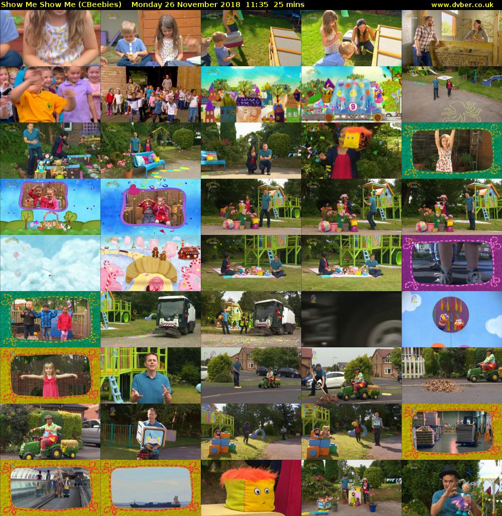 Show Me Show Me (CBeebies) - 2018-11-26-1135