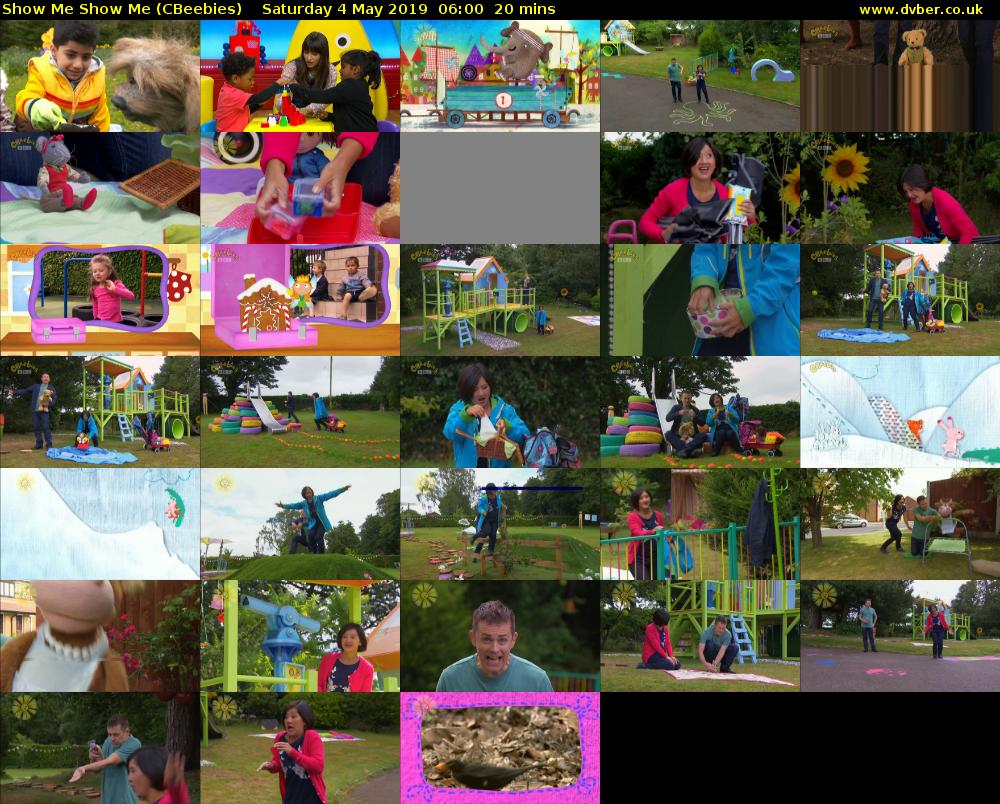 Show Me Show Me (CBeebies) - 2019-05-04-0600