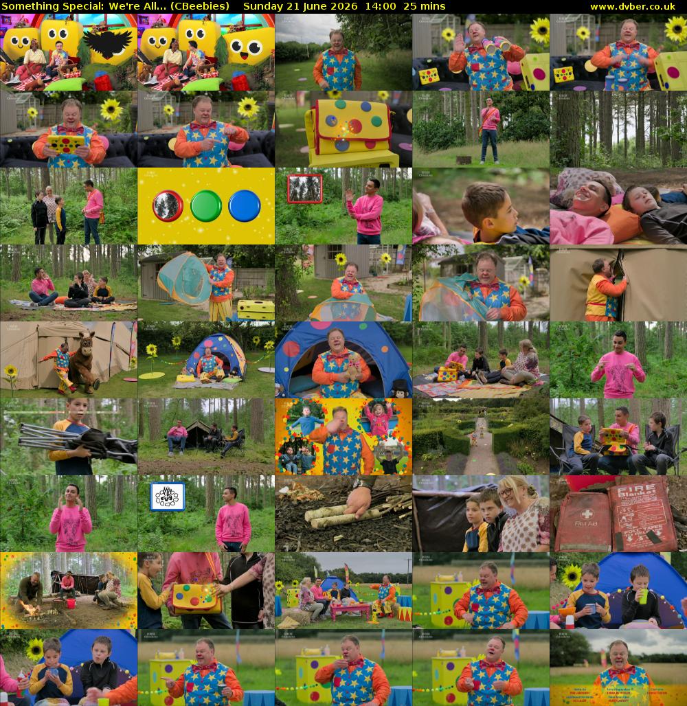 Something Special: We're All... (CBeebies) Sunday 21 June 2026 14:00 - 14:25