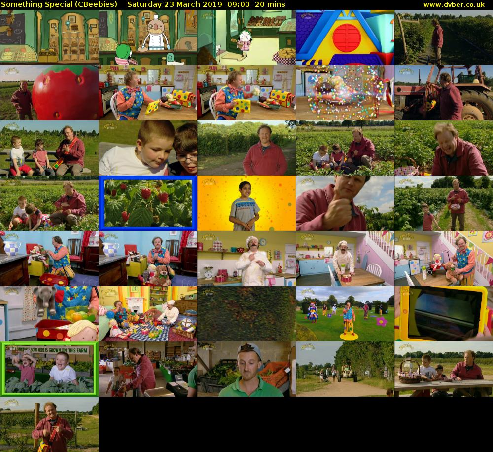 Something Special (CBeebies) Saturday 23 March 2019 09:00 - 09:20