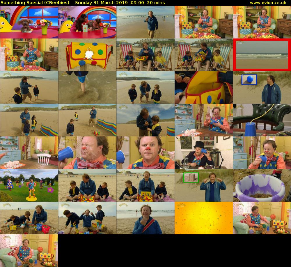 Something Special (CBeebies) Sunday 31 March 2019 09:00 - 09:20