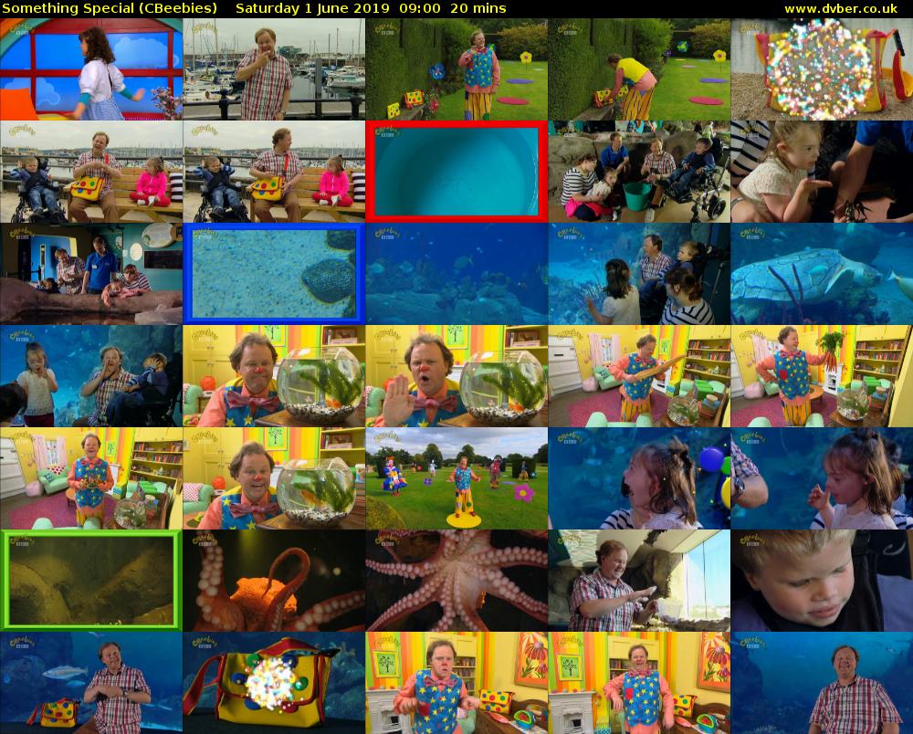 Something Special (CBeebies) Saturday 1 June 2019 09:00 - 09:20