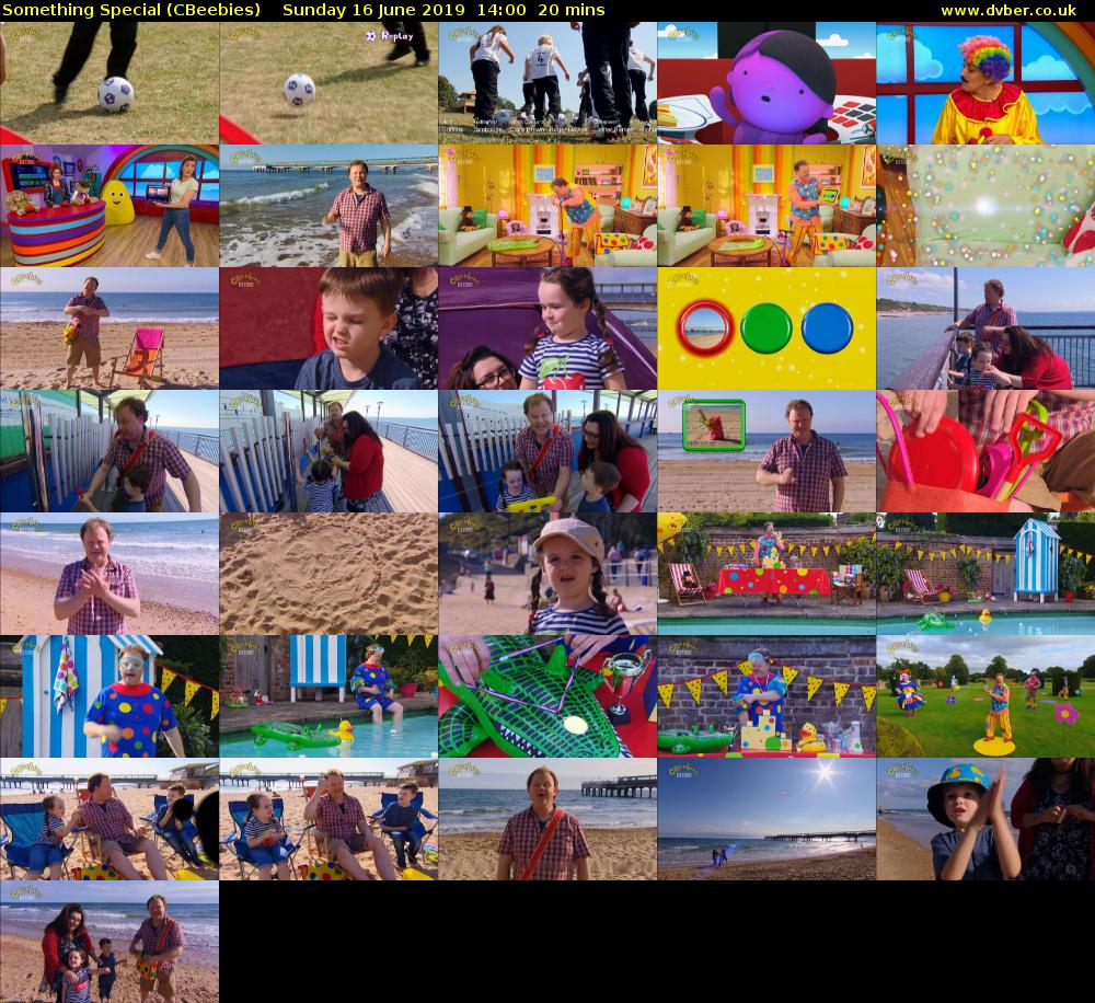 Something Special (CBeebies) Sunday 16 June 2019 14:00 - 14:20