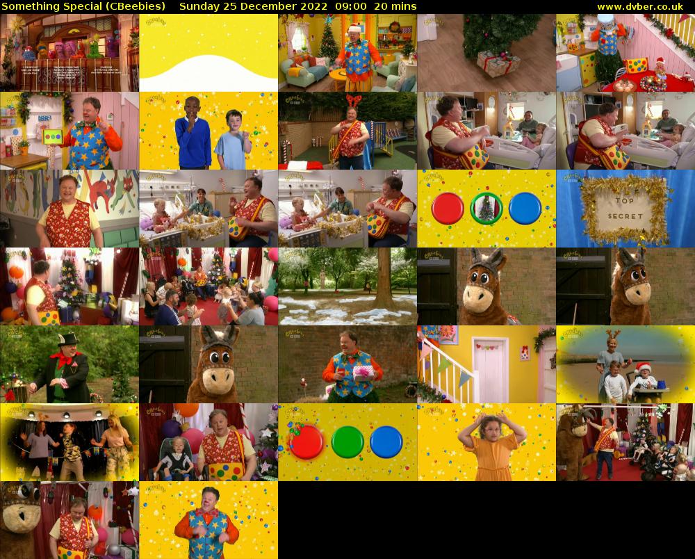 Something Special (CBeebies) Sunday 25 December 2022 09:00 - 09:20