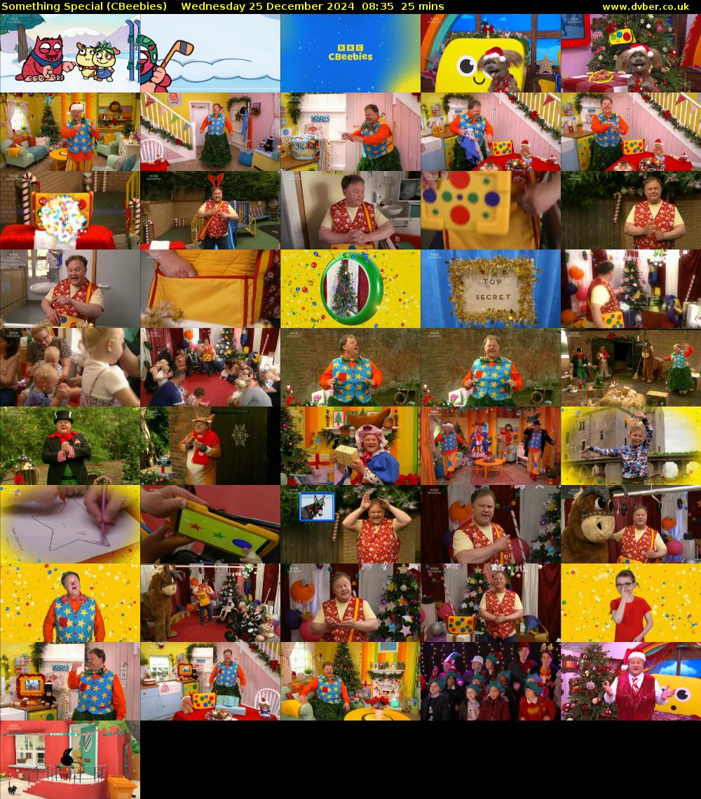 Something Special (CBeebies) Wednesday 25 December 2024 08:35 - 09:00