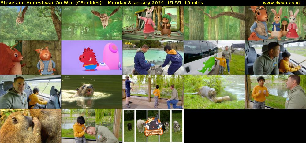 Steve and Aneeshwar Go Wild (CBeebies) Monday 8 January 2024 15:55 - 16:05