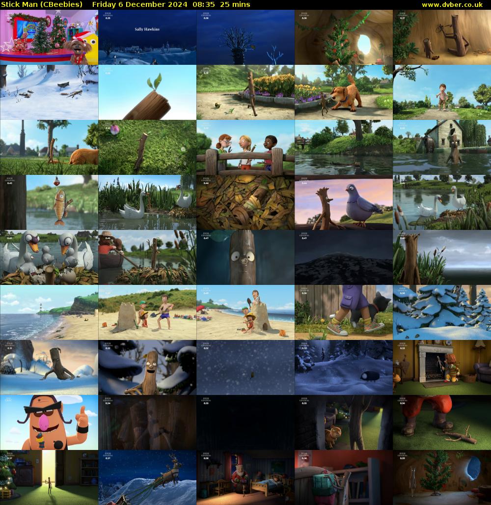 Stick Man (CBeebies) Friday 6 December 2024 08:35 - 09:00