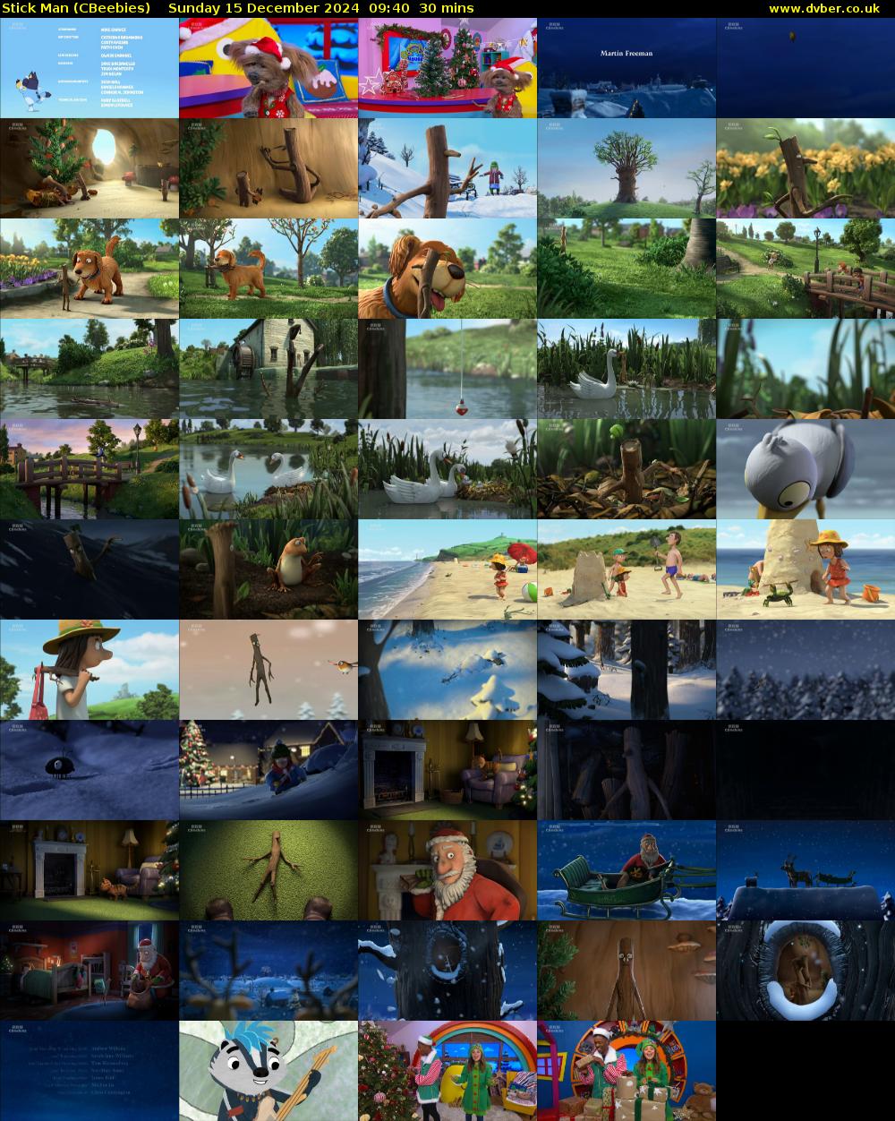 Stick Man (CBeebies) Sunday 15 December 2024 09:40 - 10:10