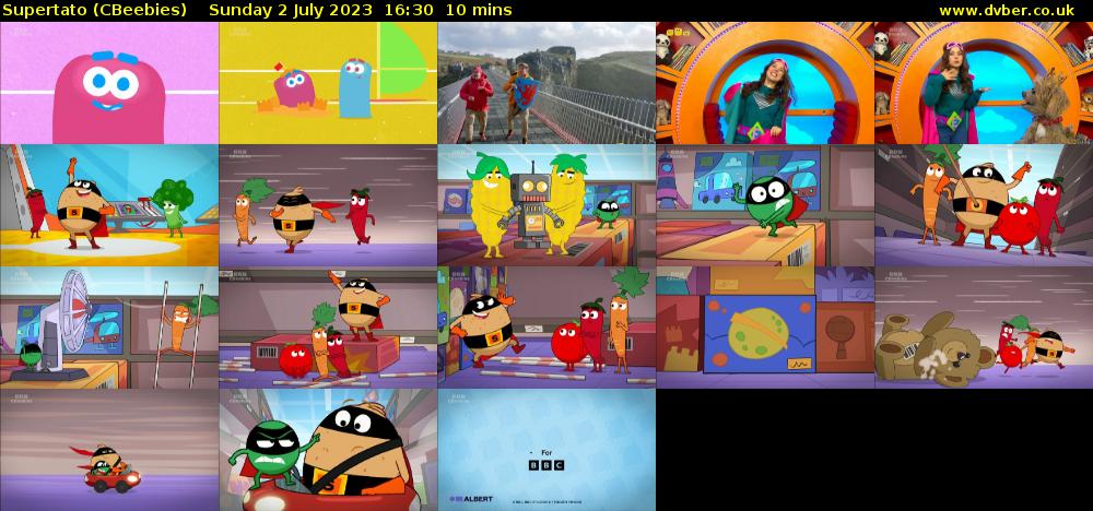Supertato (CBeebies) Sunday 2 July 2023 16:30 - 16:40