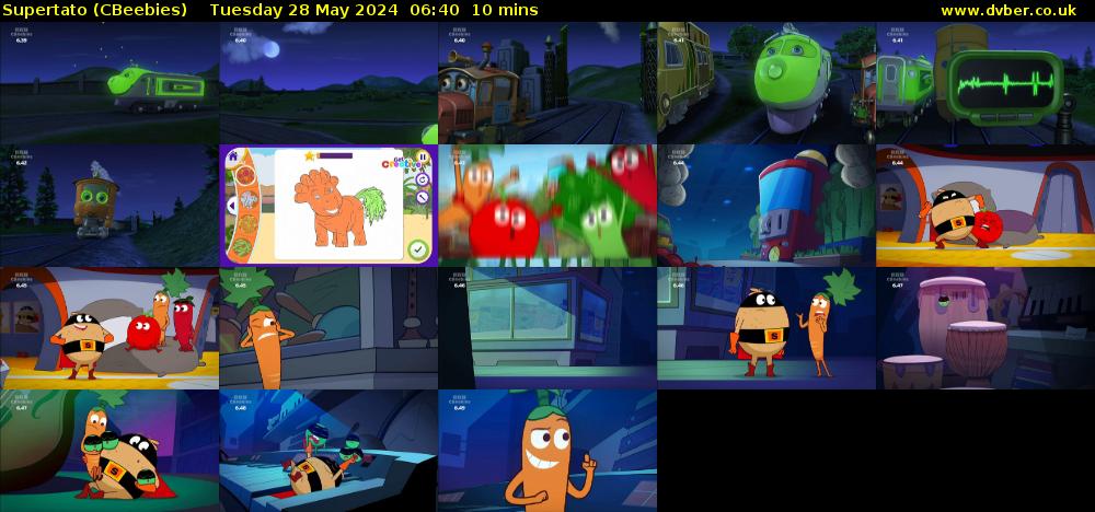 Supertato (CBeebies) Tuesday 28 May 2024 06:40 - 06:50