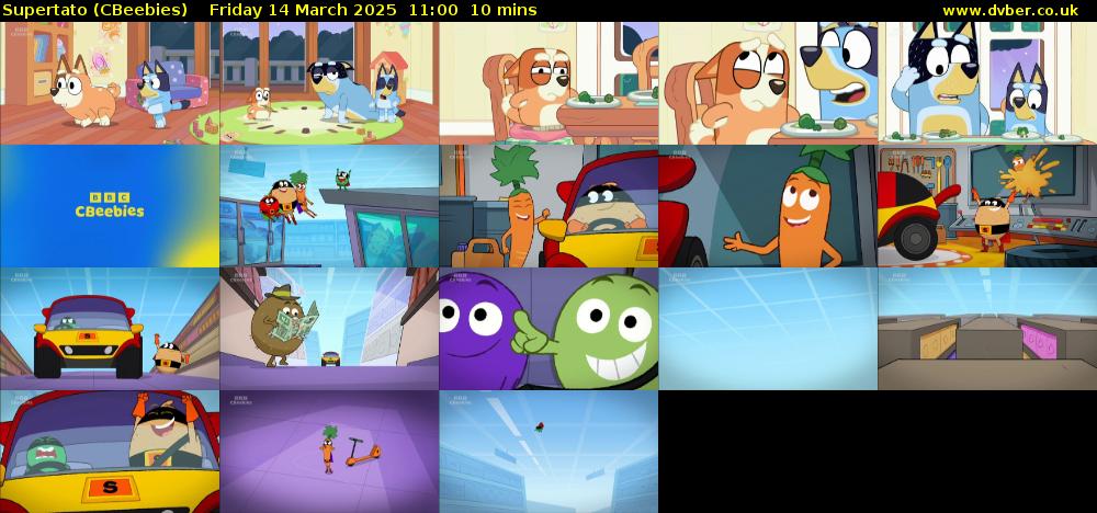 Supertato (CBeebies) Friday 14 March 2025 11:00 - 11:10