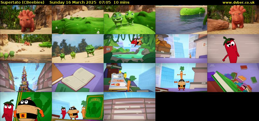 Supertato (CBeebies) Sunday 16 March 2025 07:05 - 07:15