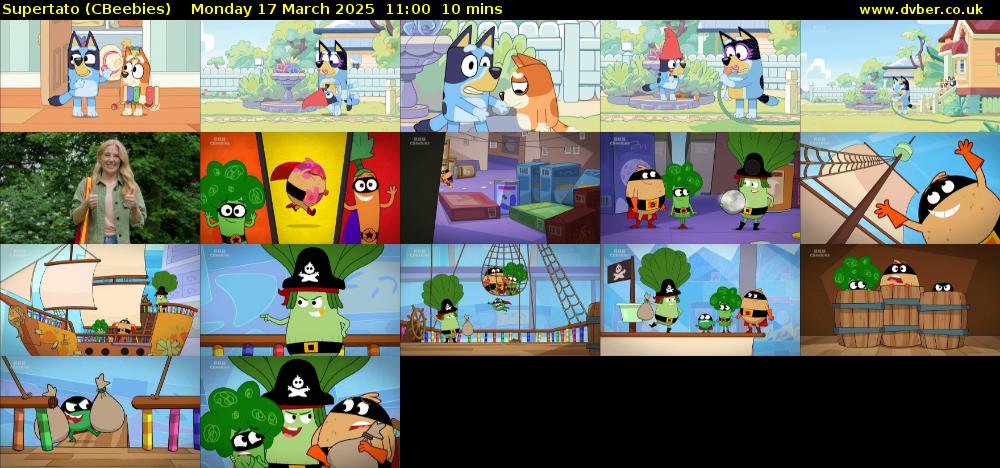 Supertato (CBeebies) Monday 17 March 2025 11:00 - 11:10