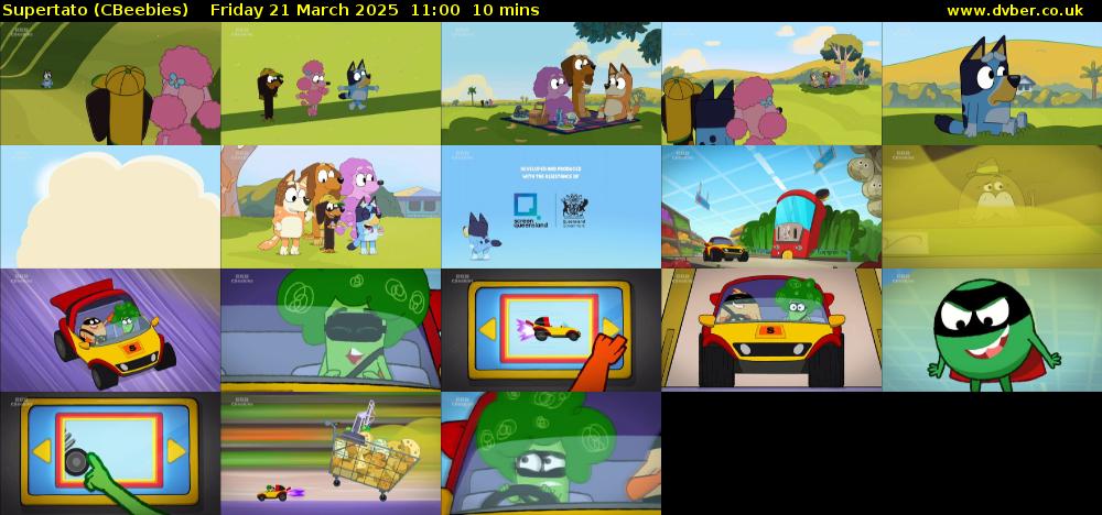 Supertato (CBeebies) Friday 21 March 2025 11:00 - 11:10