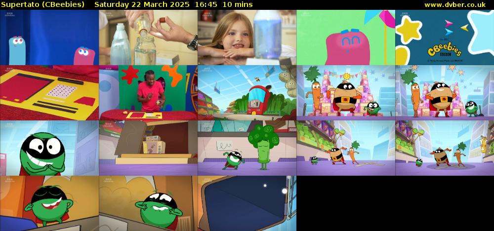 Supertato (CBeebies) Saturday 22 March 2025 16:45 - 16:55