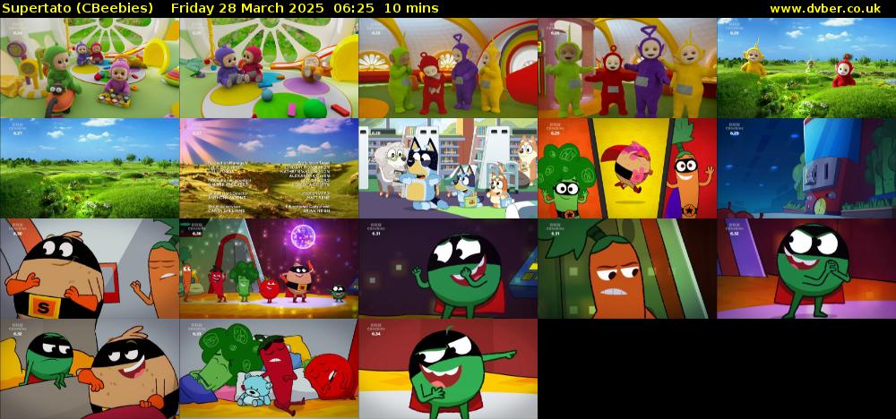 Supertato (CBeebies) Friday 28 March 2025 06:25 - 06:35