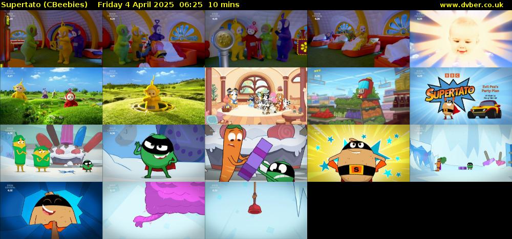 Supertato (CBeebies) Friday 4 April 2025 06:25 - 06:35