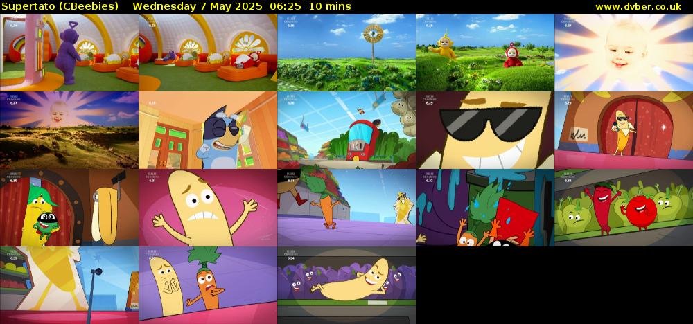 Supertato (CBeebies) Wednesday 7 May 2025 06:25 - 06:35