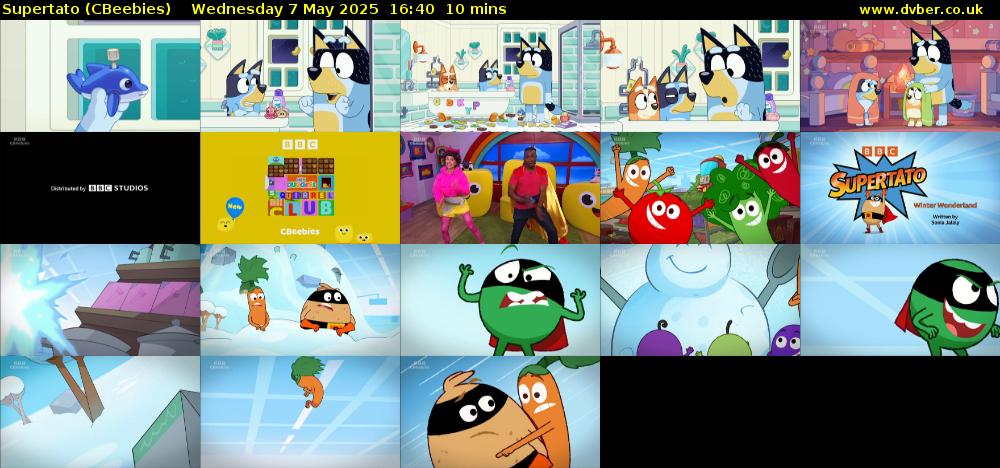 Supertato (CBeebies) Wednesday 7 May 2025 16:40 - 16:50