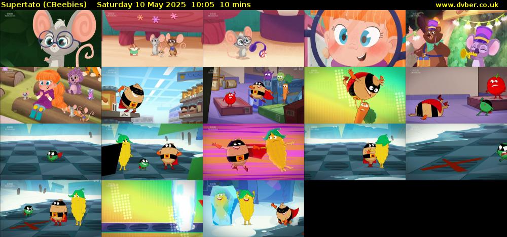 Supertato (CBeebies) Saturday 10 May 2025 10:05 - 10:15