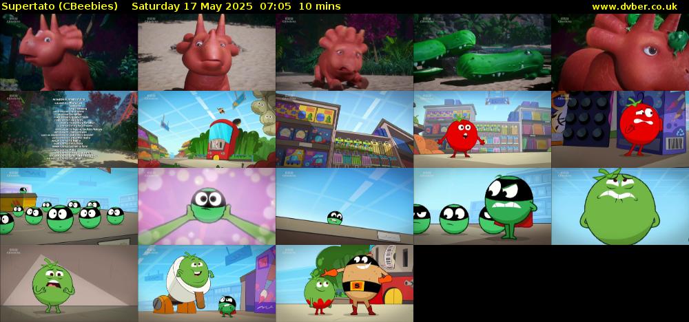 Supertato (CBeebies) Saturday 17 May 2025 07:05 - 07:15