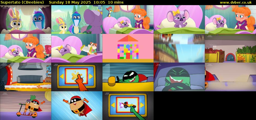 Supertato (CBeebies) Sunday 18 May 2025 10:05 - 10:15