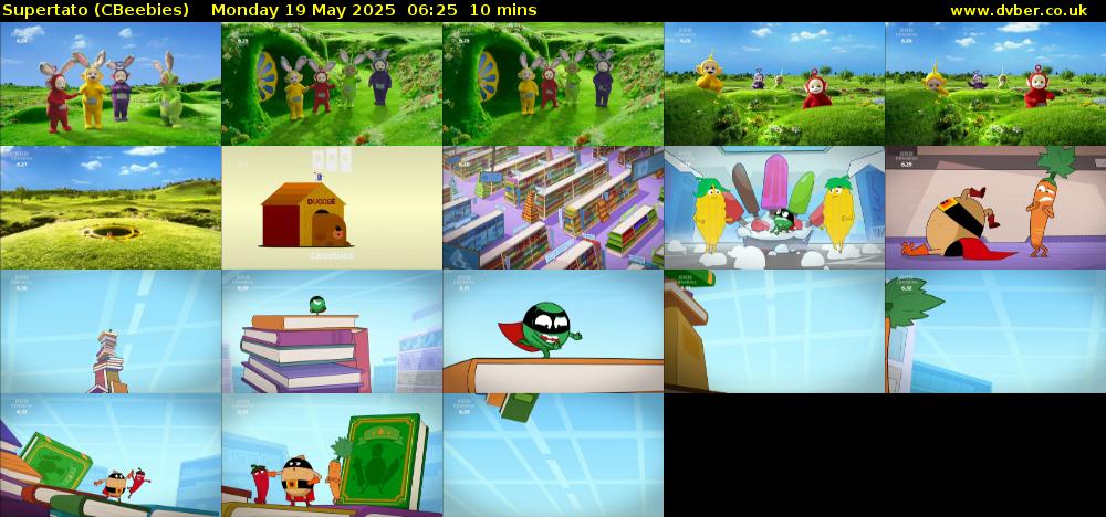 Supertato (CBeebies) Monday 19 May 2025 06:25 - 06:35
