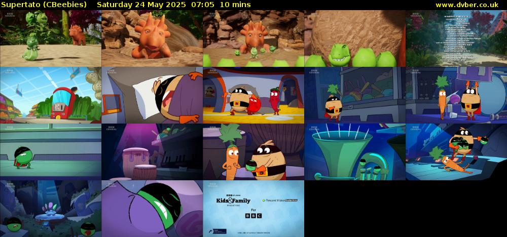 Supertato (CBeebies) Saturday 24 May 2025 07:05 - 07:15