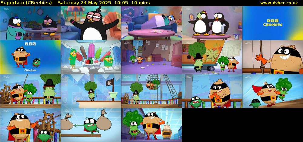 Supertato (CBeebies) Saturday 24 May 2025 10:05 - 10:15