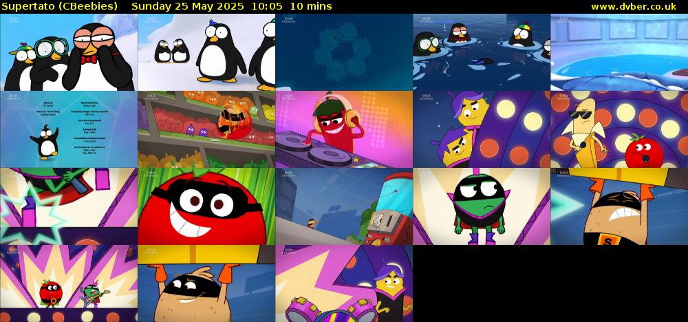 Supertato (CBeebies) Sunday 25 May 2025 10:05 - 10:15