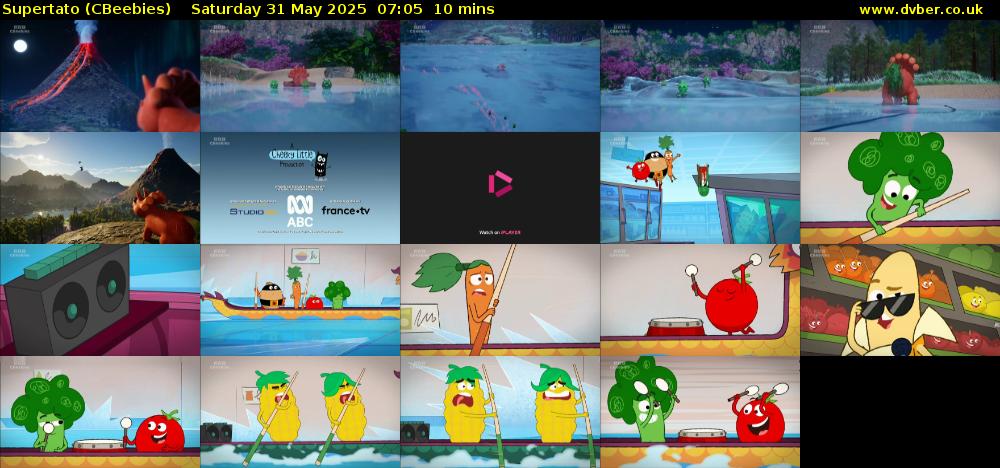 Supertato (CBeebies) Saturday 31 May 2025 07:05 - 07:15