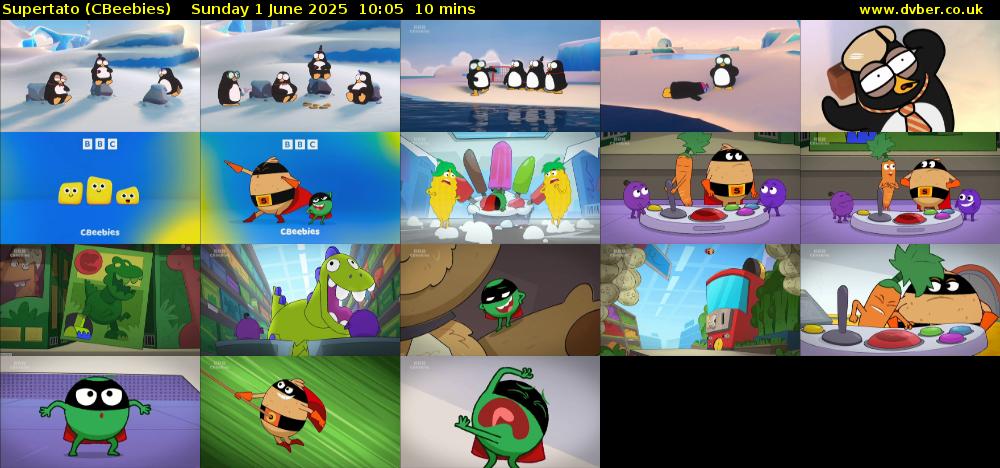 Supertato (CBeebies) Sunday 1 June 2025 10:05 - 10:15