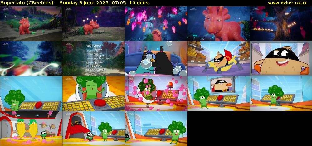 Supertato (CBeebies) Sunday 8 June 2025 07:05 - 07:15