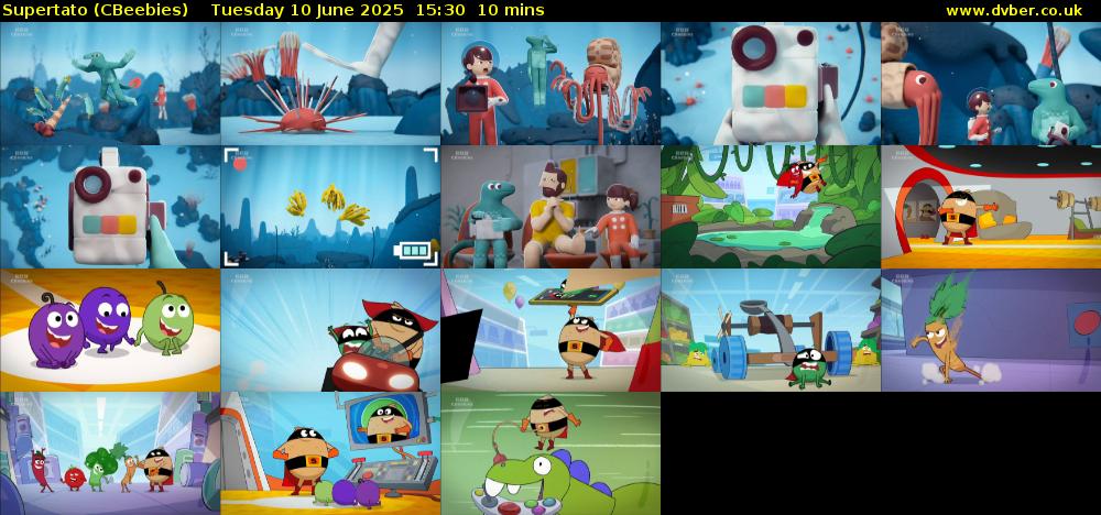 Supertato (CBeebies) Tuesday 10 June 2025 15:30 - 15:40